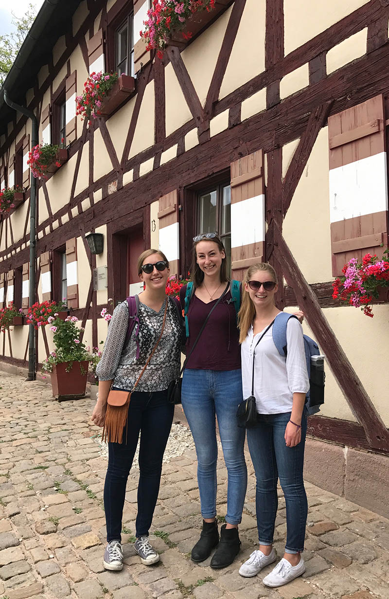 Willamette students studying abroad in Germany