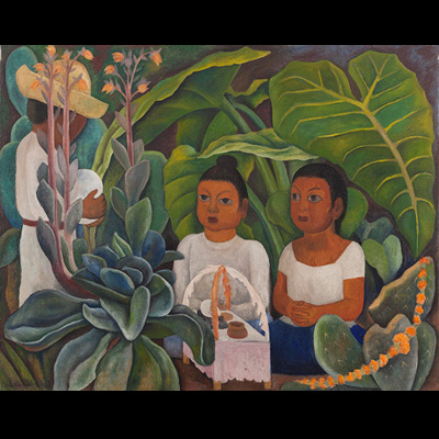 Copyright protected image of Diego Rivera's "La ofrenda"