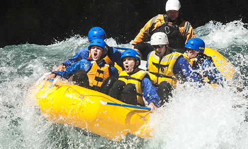 Incoming Willamette students got a thrill ride by rafting the White Salmon River in the Columbia River Gorge.