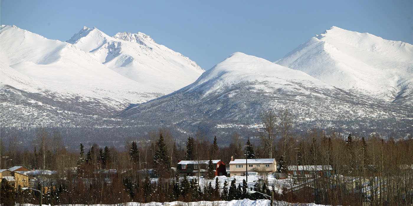 Alaska landscape where immersion externship is held